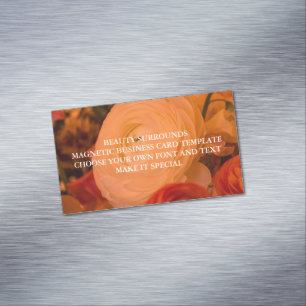 MAGNÉTIQUE MODELE DE CARTE DE VISITE MAGNETIQUE BEAUTY SURROU