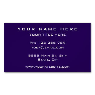 Magnétique Personnalisation de votre propre Carte de visite d