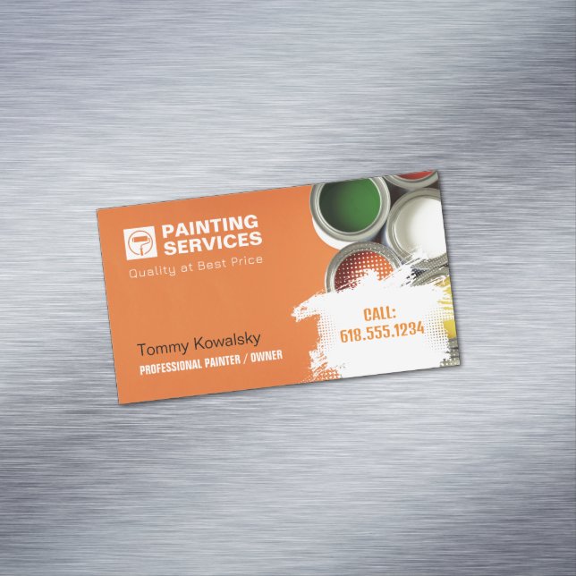 Magnétique Services de peinture | Carte de visite des rouleau (In Situ)