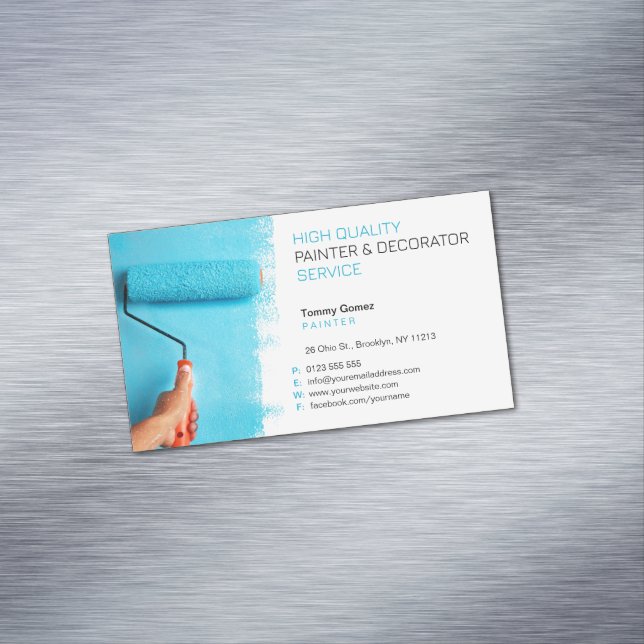Magnétique Services de peinture | Carte de visite professionn (In Situ)