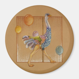 Magnets - Carousel Ostrich