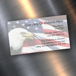 Magnets Cartes de visite patriotiques