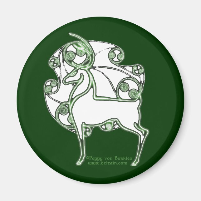 Magnets celtes Herne Deer Design #3 (Devant)