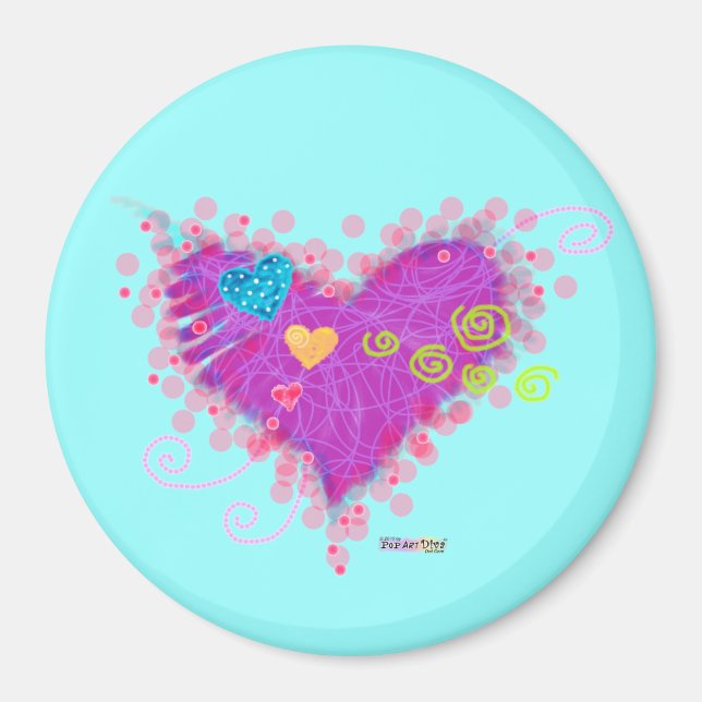 MAGNETS - COEUR UN FEU ! (Devant)