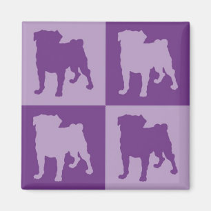 Magnets de Carlins violets