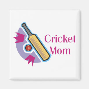 Magnets de Cricket Mom