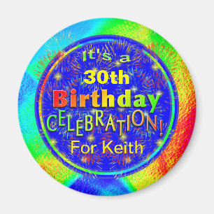 Magnets de fête d'anniversaire