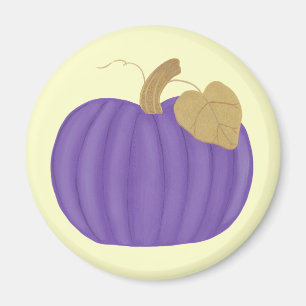 Magnets de feuille d'or violet Citrouille