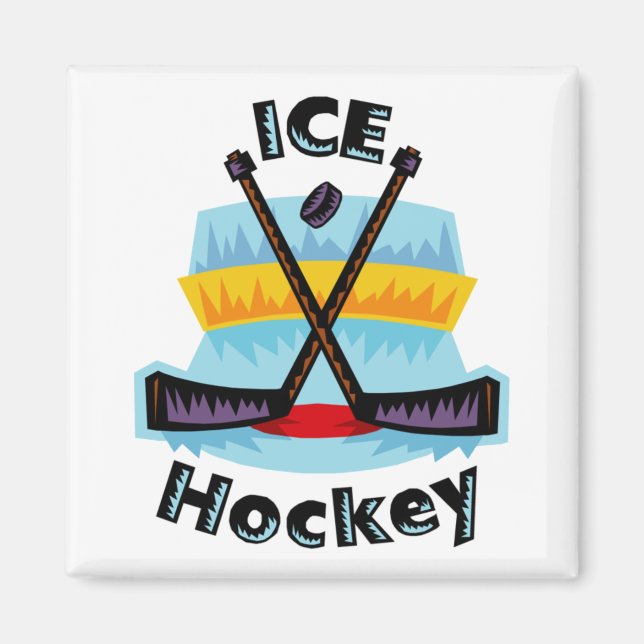 Magnets de hockey sur glace (Devant)