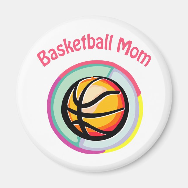 Magnets de la maman du basket-ball (Devant)