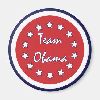 Magnets de l'équipe Obama Red Circle