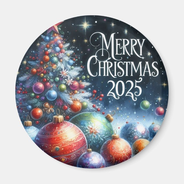 Magnets de Noël - Réfrigérateur Festif Décor & Vac (Devant)