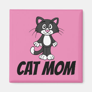 MAGNETS DE RÉFRIGÉRATEUR CAT MOM