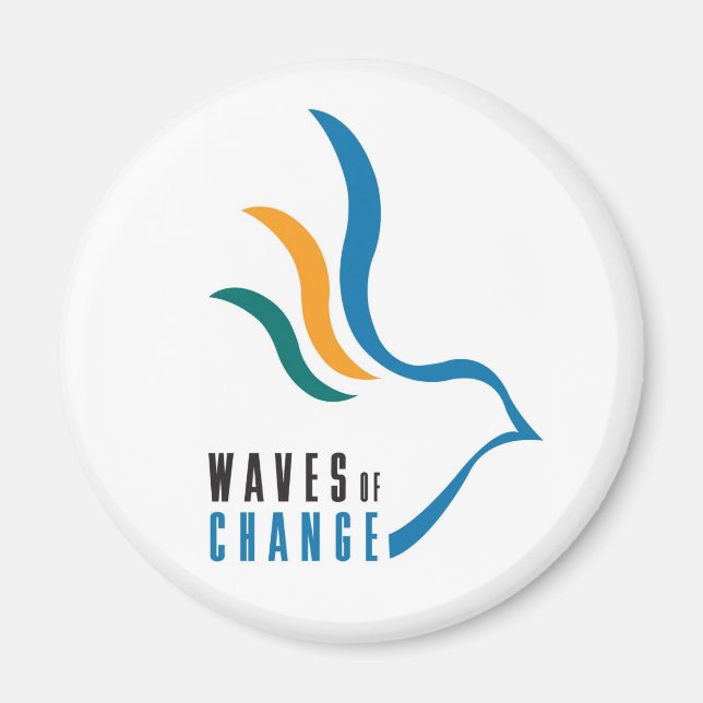 Magnets des vagues de changement (Devant)