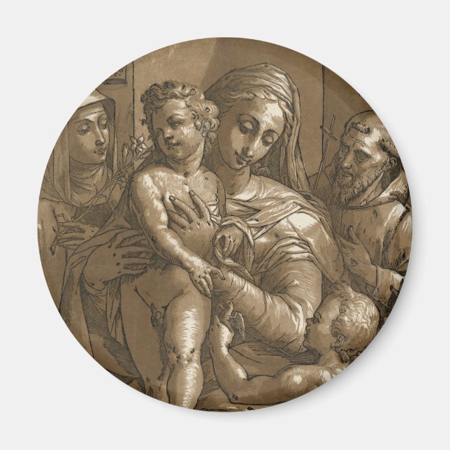 Magnets des Vierges, des Enfants et des Saints (Devant)