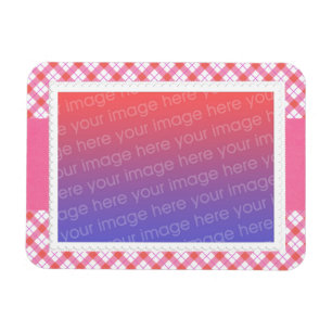 Magnets du cadre photo rose pastel