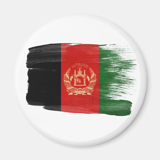 Magnets du drapeau afghan (Devant)