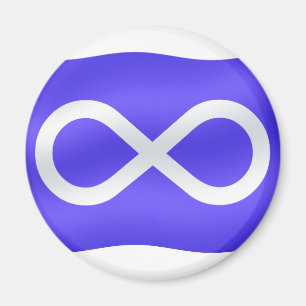Magnets du drapeau des Métis des Premières nations