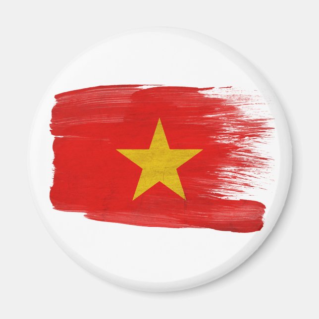 Magnets du drapeau du Vietnam (Devant)