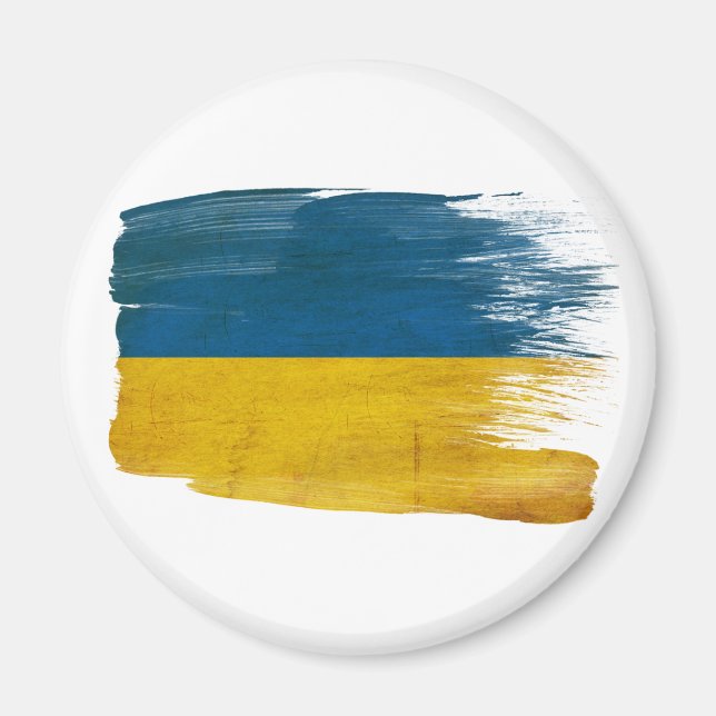 Magnets du drapeau ukrainien (Devant)