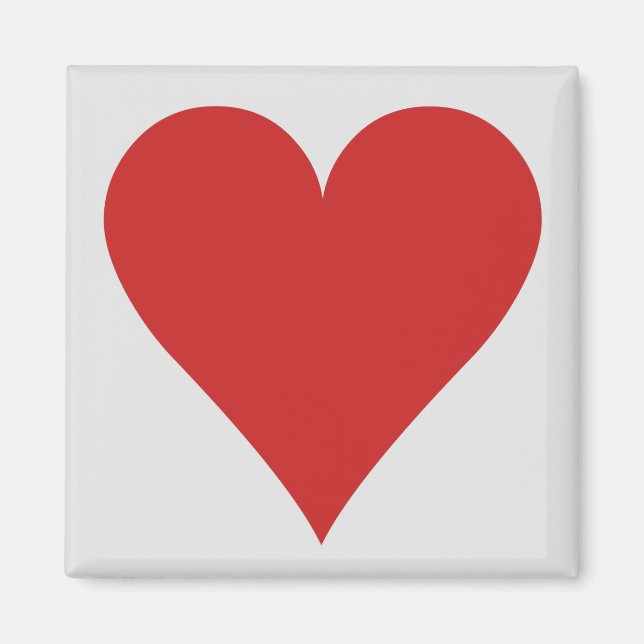Magnets du lecteur de carte - Coeur (Devant)