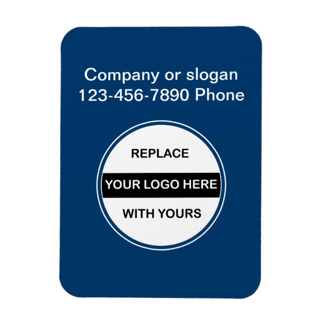 Magnets du logo d'entreprise (Vertical)