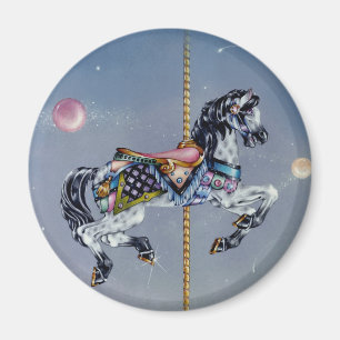 Magnets - Gray Mare Carousel Horse