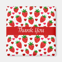 Magnets Merci fraise