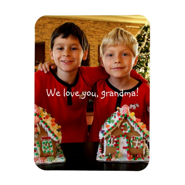 Magnets Photo Flexible Personnalisés Pour Grand-Mè (Vertical)