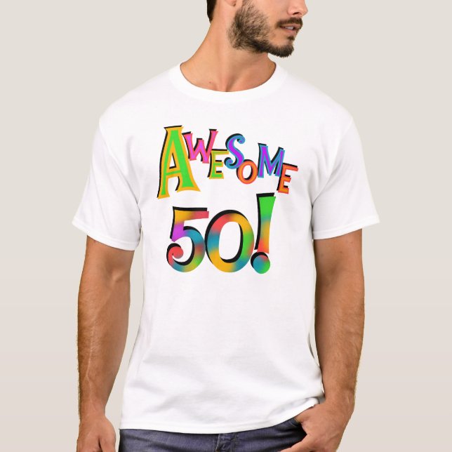 Magnifique 50 T-shirts et cadeaux d'anniversaire (Devant)