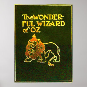 Magnifique Assistant de Oz Cowardly Lion Poster