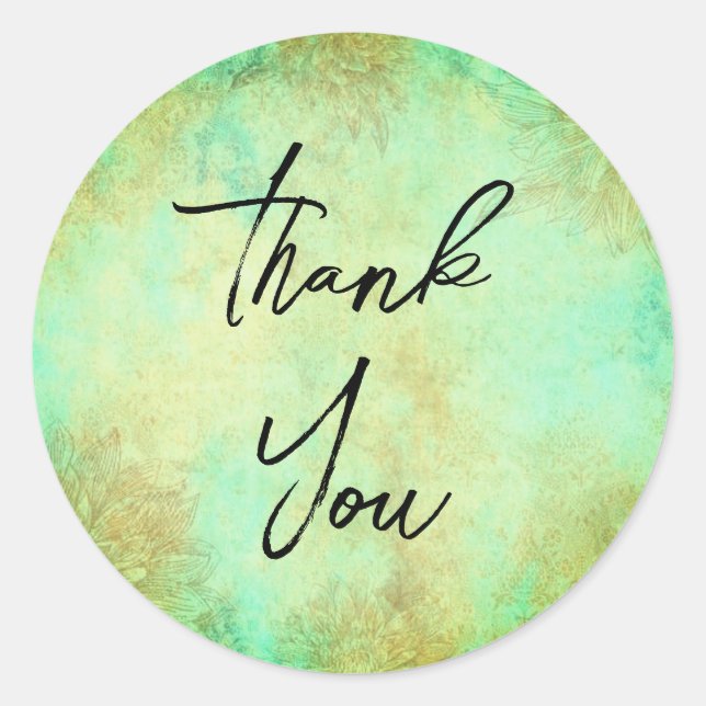 Magnifique autocollants Merci (Devant)