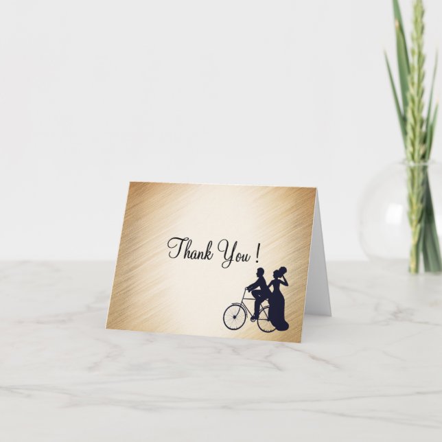 Magnifique Bicyclette Merci Intérieur Vierge (Devant)