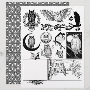 Magnifique Black & White Line Dessins d'art de Cho