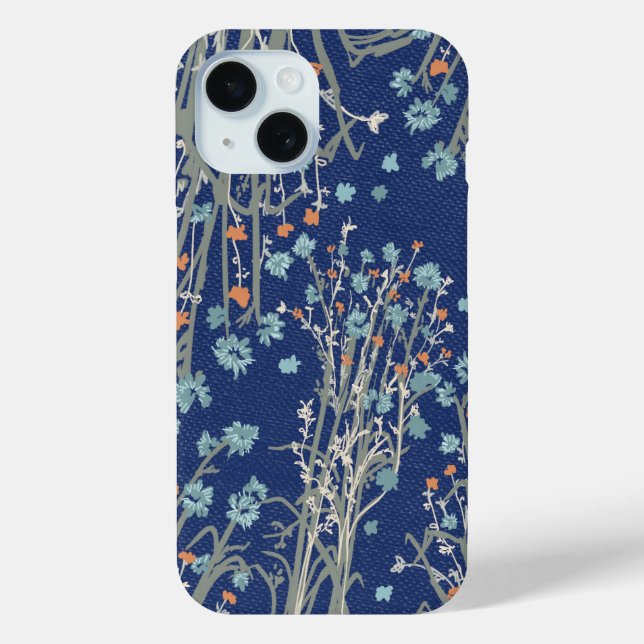 Magnifique boho étui de téléphone à fleurs sauvage (Verso)