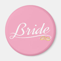 Magnifique Bride Calligraphie de mariage | Magnet 