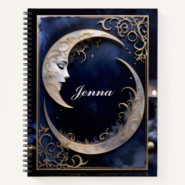 Magnifique cahier Croissant de Lune (Devant)