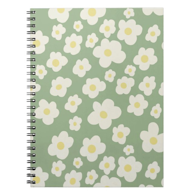 Magnifique cahier floral. (Devant)