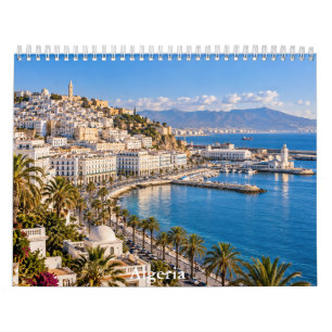 Magnifique Calendrier de Voyage Scénique d'Algérie