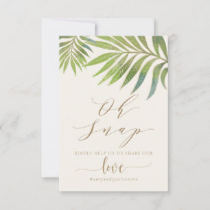 Magnifique carte de médias sociaux Mariage d'été