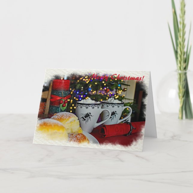 Magnifique carte de vœux de Noël ! (Devant)