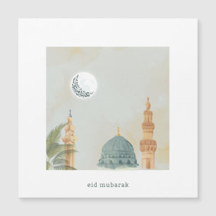 Magnifique carte magnétique Masjid An-Nabawi Eid