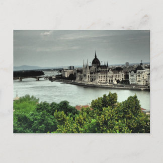 magnifique carte postale paysage de budapest