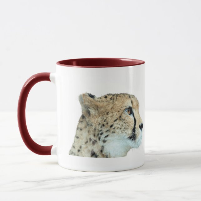 Magnifique Cheetah Belle Chat Photo Mug (Gauche)