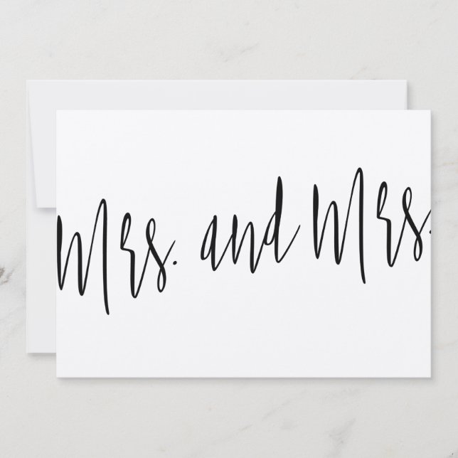 Magnifique chic moderne "Mme et Mme" (Devant)