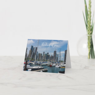 Magnifique Chicago Harbour Penser De Vous Carte