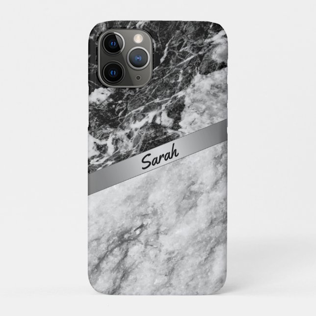 Magnifique Cool Bleck-White Coque-Mate coque iphon (Dos)