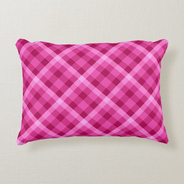 Magnifique Coussin d'accent rose magenta (Devant)