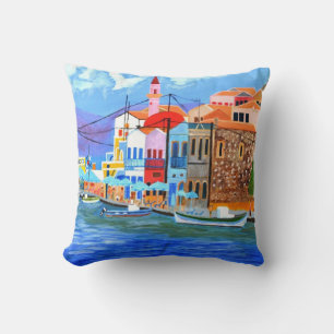 Magnifique Coussin de Jeté Grèce