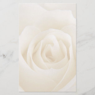 Magnifique crème blanche rose papeterie